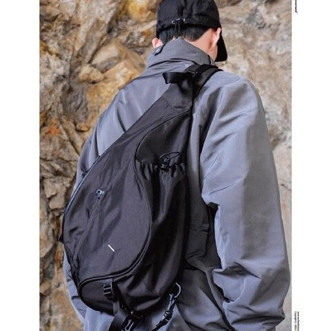 Sling Backpack with Multiple Compartments and Zipped Pockets