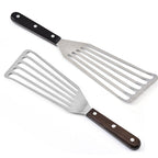Slotted Turner and Fish Spatula with Wooden Handle