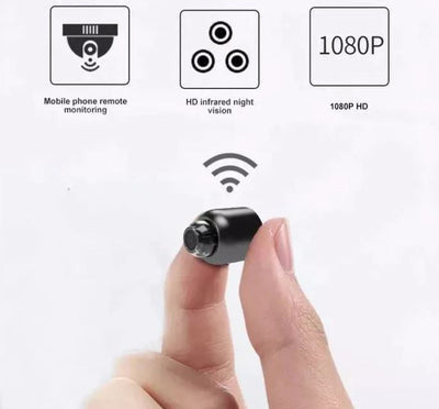 Small WiFi Security Camera with Night Vision