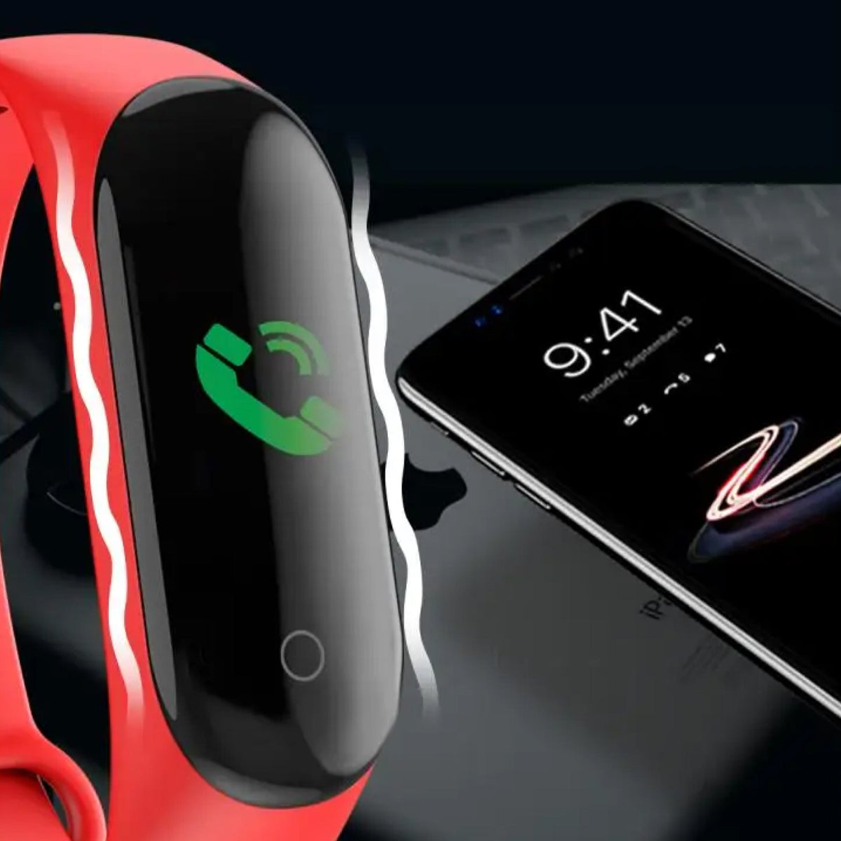 Smartwatch with Heart Rate Tracking and 0.96-Inch TFT Display