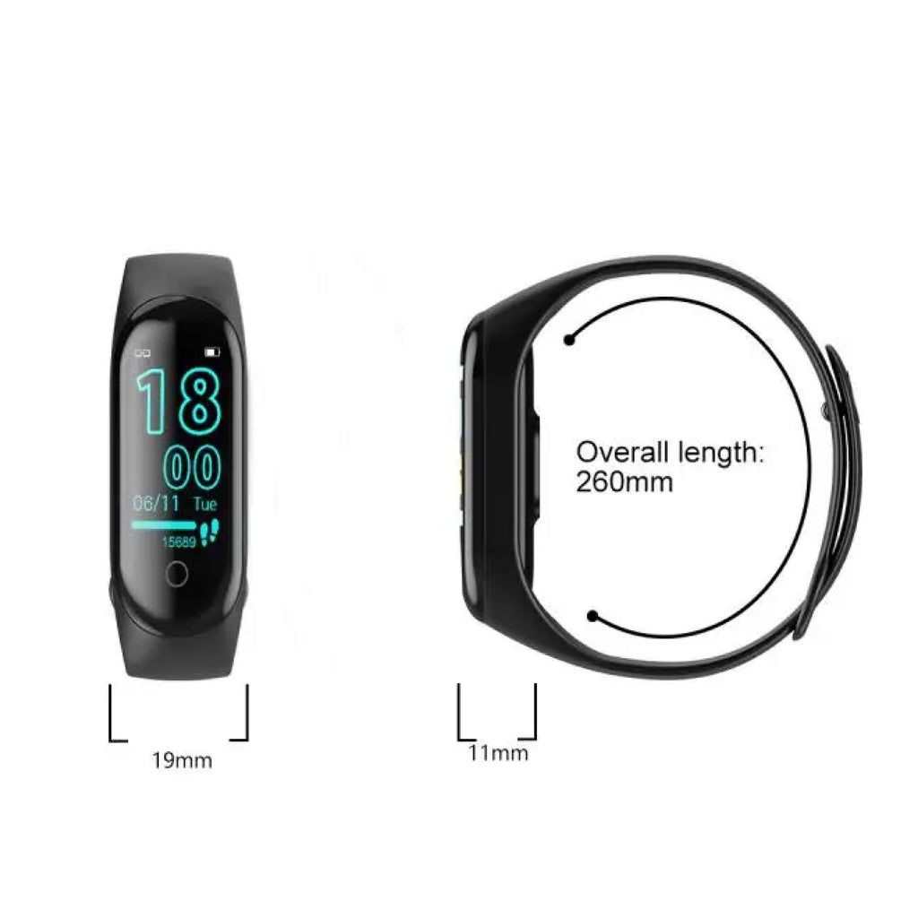 Smartwatch with Heart Rate Tracking and 0.96-Inch TFT Display