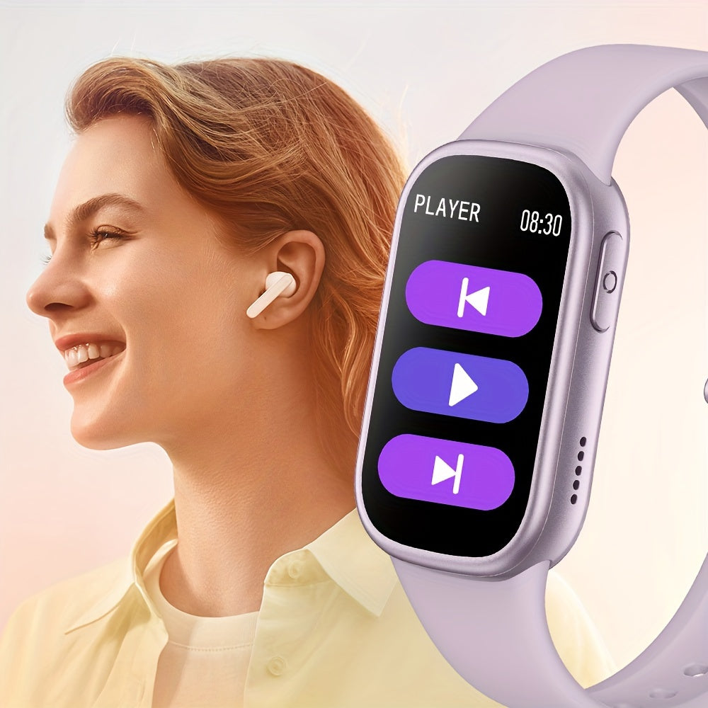 Smartwatch with LCD Display, Silicone Strap and Android and iOS Compatibility