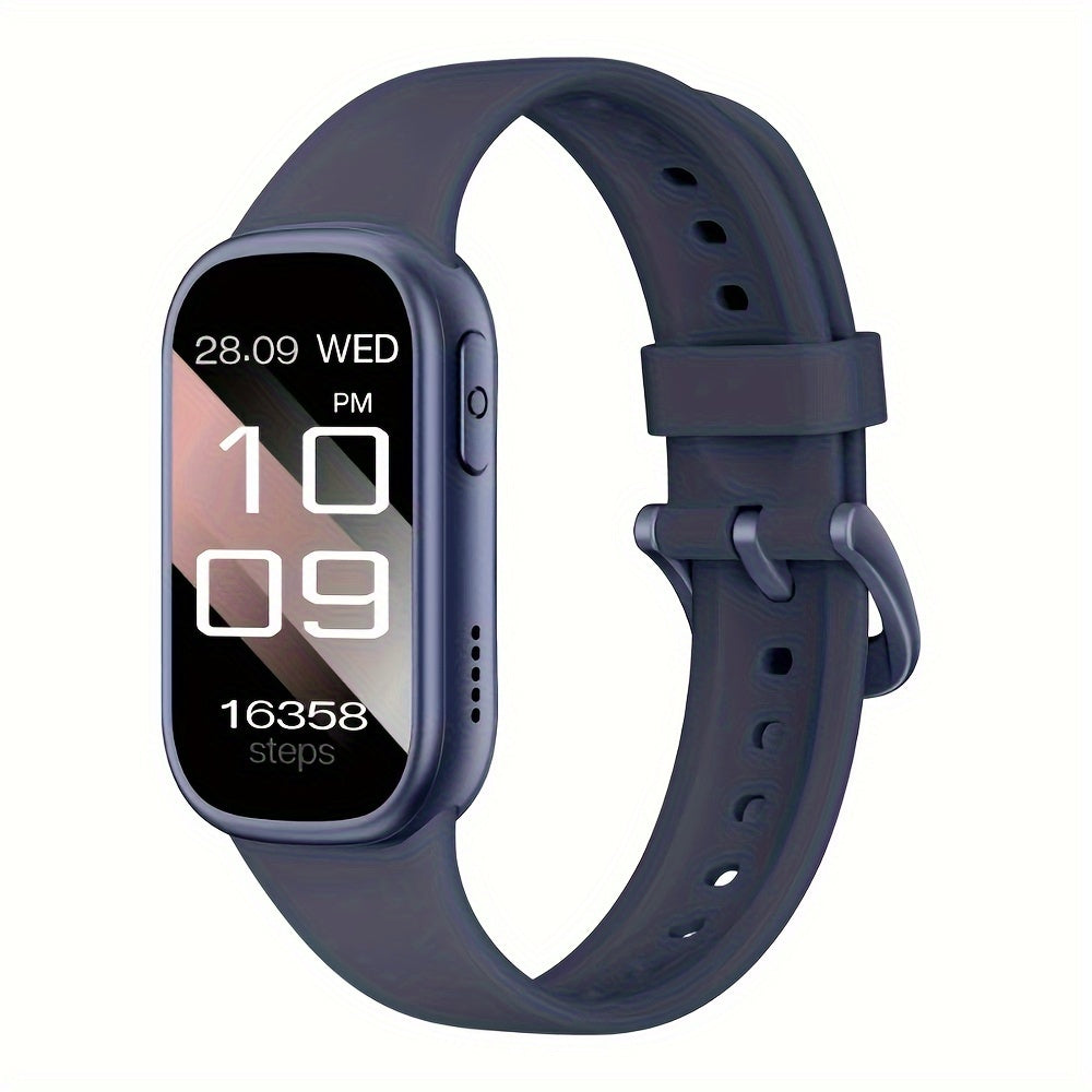 Smartwatch with LCD Display, Silicone Strap and Android and iOS Compatibility