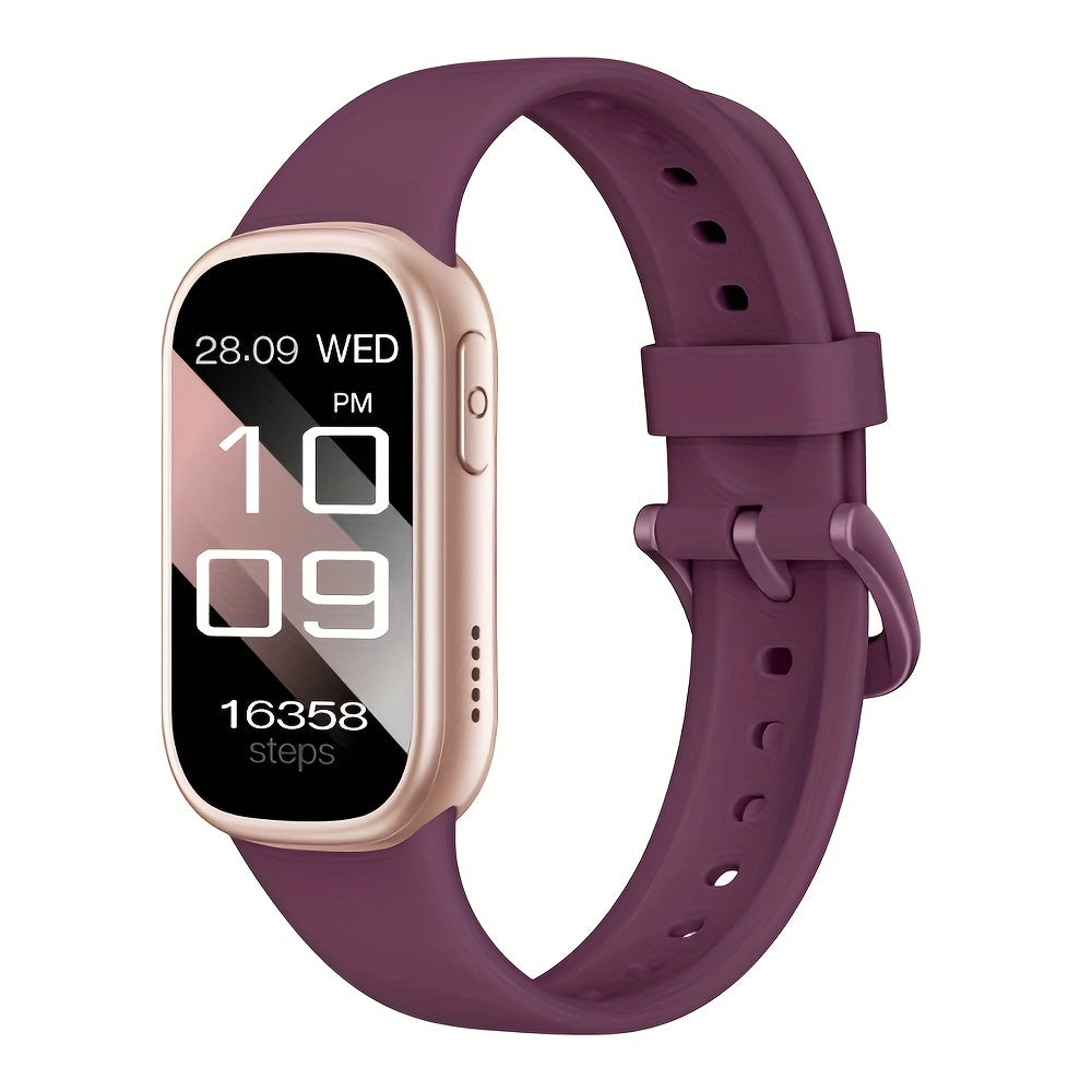 Smartwatch with LCD Display, Silicone Strap and Android and iOS Compatibility