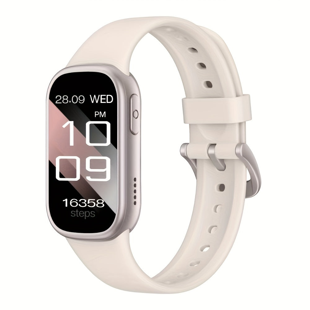 Smartwatch with LCD Display, Silicone Strap and Android and iOS Compatibility