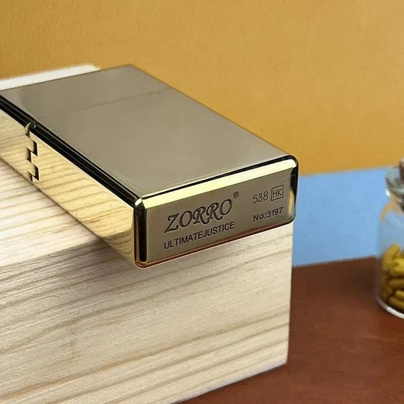 Heavy-Duty Flip-Open Flame Lighter - Compact, Durable Design, view 3