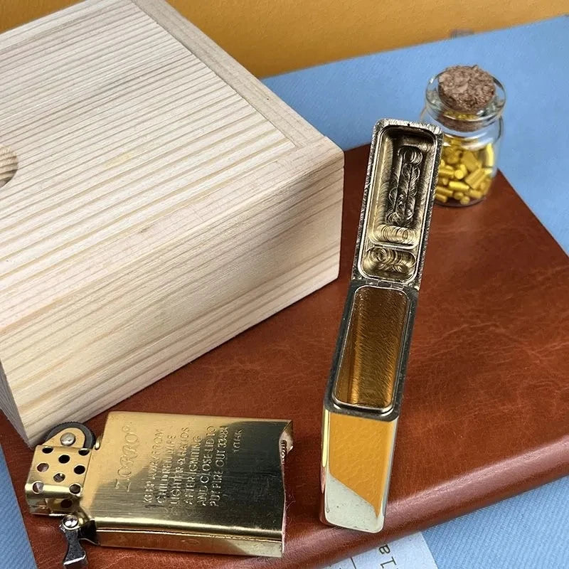Heavy-Duty Flip-Open Flame Lighter - Compact, Durable Design, view 5