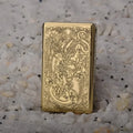 Heavy-Duty Flip-Open Flame Lighter - Compact, Durable Design