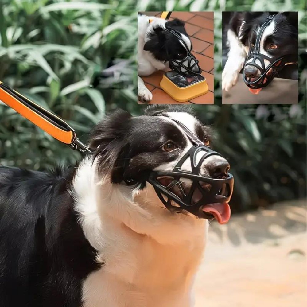 Soft, Breathable Dog Muzzle in Four Sizes