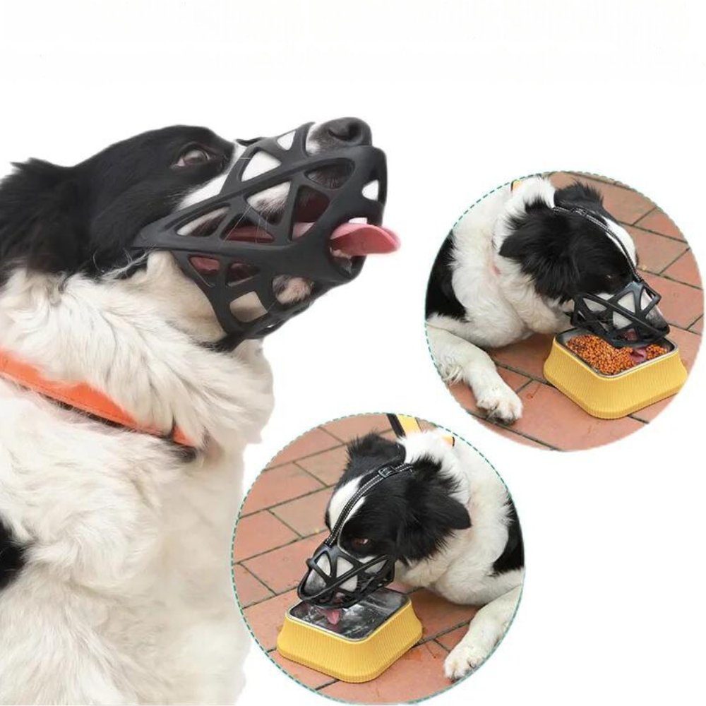 Soft, Breathable Dog Muzzle in Four Sizes