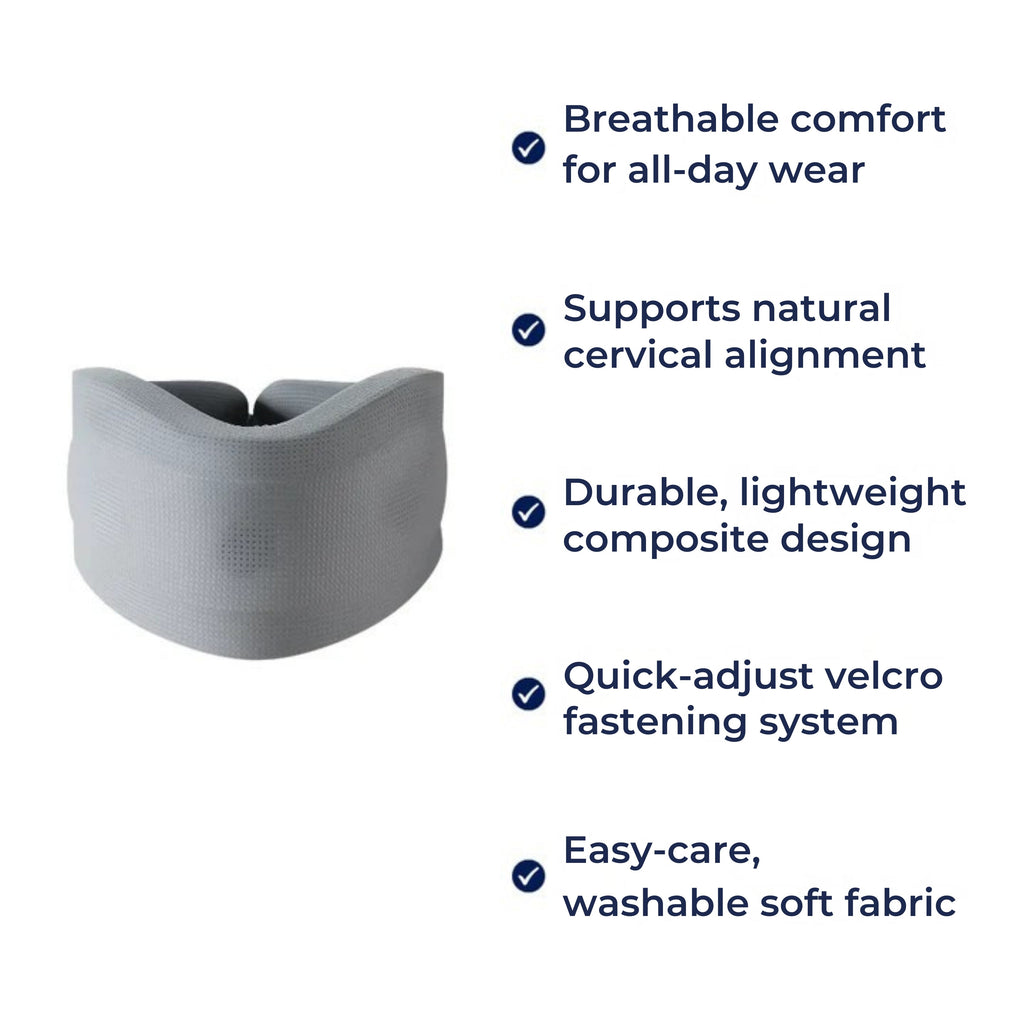 Soft Foam Breathable Cervical Collar Neck Brace with Posture Support
