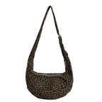 Soft Suede Slouchy Shoulder Bag with Wide Strap