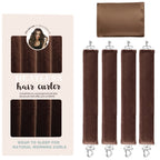 Soft Velvet Heatless Hair Curling Set for Overnight Styling
