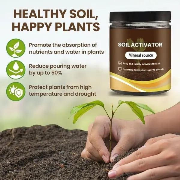 Soil Activator, 120 g, for Plants, Crops and Home Gardens
