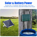 Solar Drip Irrigation System Kit, Automatic Watering, 30 Modes, 7 Timers