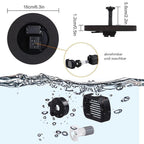 Solar Fountain Pump for Garden, Pond or Birdbath, 7 V / 1.4 W