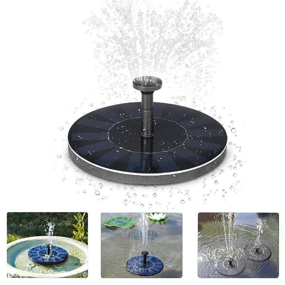 Solar Fountain Pump for Garden, Pond or Birdbath, 7 V / 1.4 W