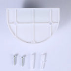 Solar Semi-Circle Outdoor Wall Sconce, Built-In LED, 5W