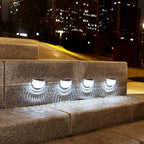Solar Semi-Circle Outdoor Wall Sconce, Built-In LED, 5W