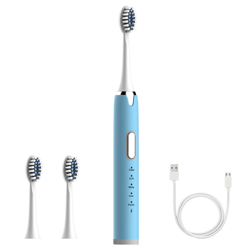 Sonic Electric Toothbrush with 3 Brush Heads and 5 Modes