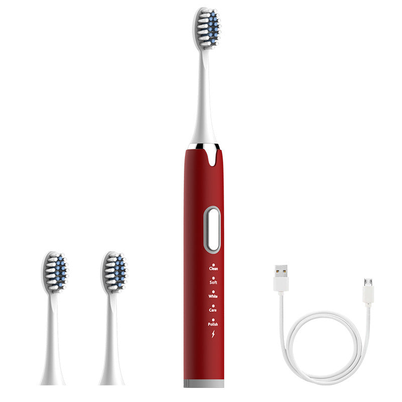 Sonic Electric Toothbrush with 3 Brush Heads and 5 Modes