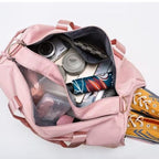 Spacious Gym Duffle Bag with Water-Resistant Fabric