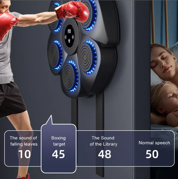Music Boxing Pad with Interactive Targeting - Rhythm Guidance, Home Gym Use, view 4