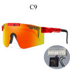 Bicycle Sunglasses for Outdoor Sports - UV400 TAC Lens, 147 mm Wide, view 15