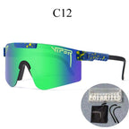 Bicycle Sunglasses for Outdoor Sports - UV400 TAC Lens, 147 mm Wide, view 18