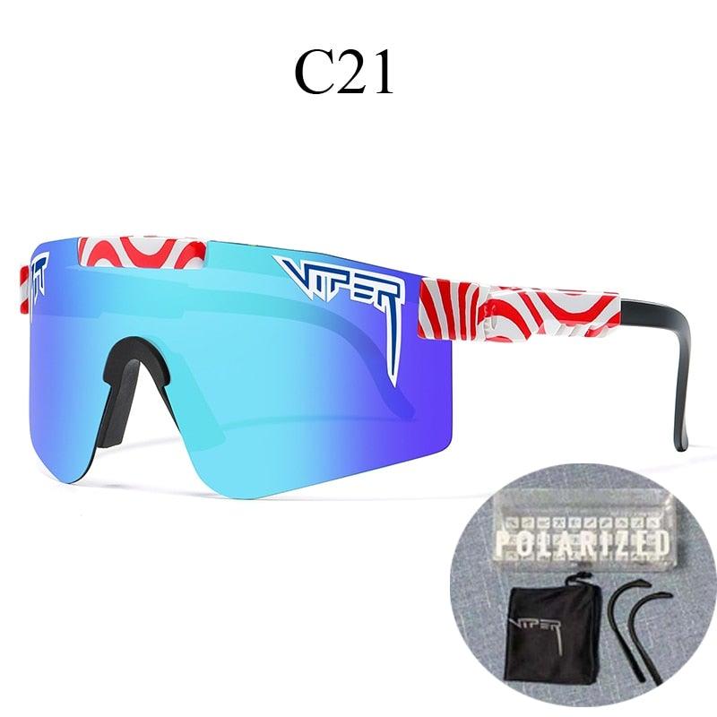 Bicycle Sunglasses for Outdoor Sports - UV400 TAC Lens, 147 mm Wide, view 27