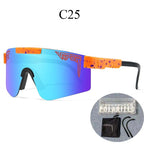Bicycle Sunglasses for Outdoor Sports - UV400 TAC Lens, 147 mm Wide, view 31