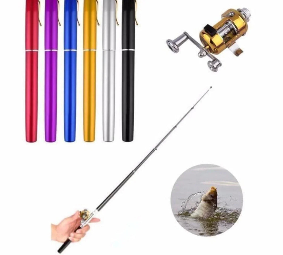 Compact Telescopic Fishing Set - Portable, Freshwater and Saltwater Use, view 3