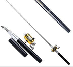 Compact Telescopic Fishing Set - Portable, Freshwater and Saltwater Use