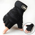 Shock-Resistant Training Gloves with Wrist Support - Breathable Textile, Black, view 6