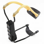 Collapsible Wrist Slingshot - Aluminium Frame, Up to 100 Yards Range, view 2