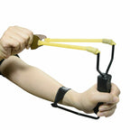 Collapsible Wrist Slingshot - Aluminium Frame, Up to 100 Yards Range, view 4