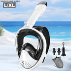 Full-Face Snorkel Mask - 180° View, PC Material, Camera Mount, view 11