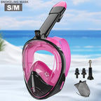 Full-Face Snorkel Mask - 180° View, PC Material, Camera Mount, view 19