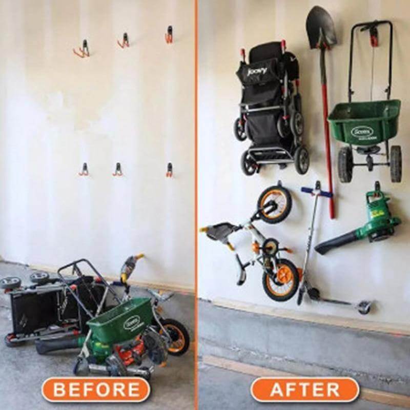 Heavy Duty Wall Mount Metal Bicycle Hanger - Iron, Large Hook 11x4x15cm, view 11