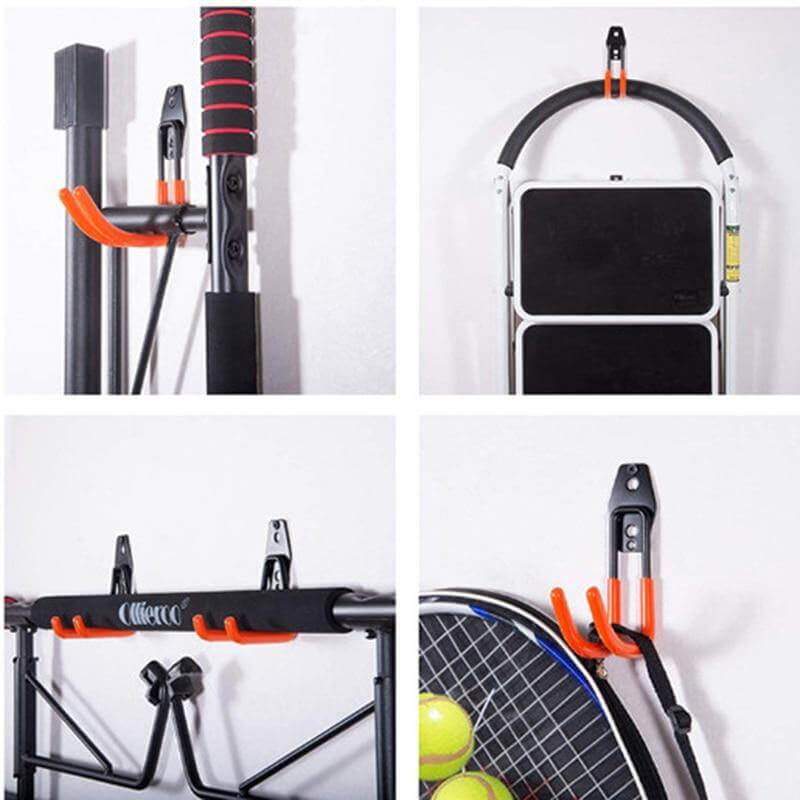 Heavy Duty Wall Mount Metal Bicycle Hanger - Iron, Large Hook 11x4x15cm, view 2