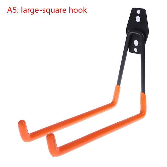 Heavy Duty Wall Mount Metal Bicycle Hanger - Iron, Large Hook 11x4x15cm, view 5