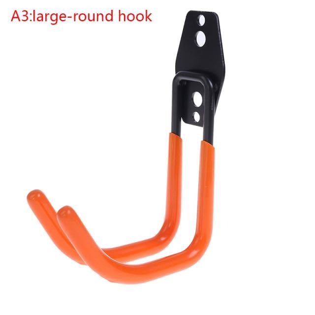 Heavy Duty Wall Mount Metal Bicycle Hanger - Iron, Large Hook 11x4x15cm, view 6