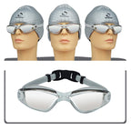 No Leak Anti-Fog UV Protection Triathlon Swim Goggles - Silicone Frame, 19cm, view 8
