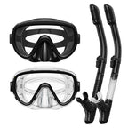 Dive Mask with Anti-Fog Lenses and Flexible Breathing Tube for Snorkelling, view 13