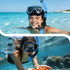 Dive Mask with Anti-Fog Lenses and Flexible Breathing Tube for Snorkelling, view 14