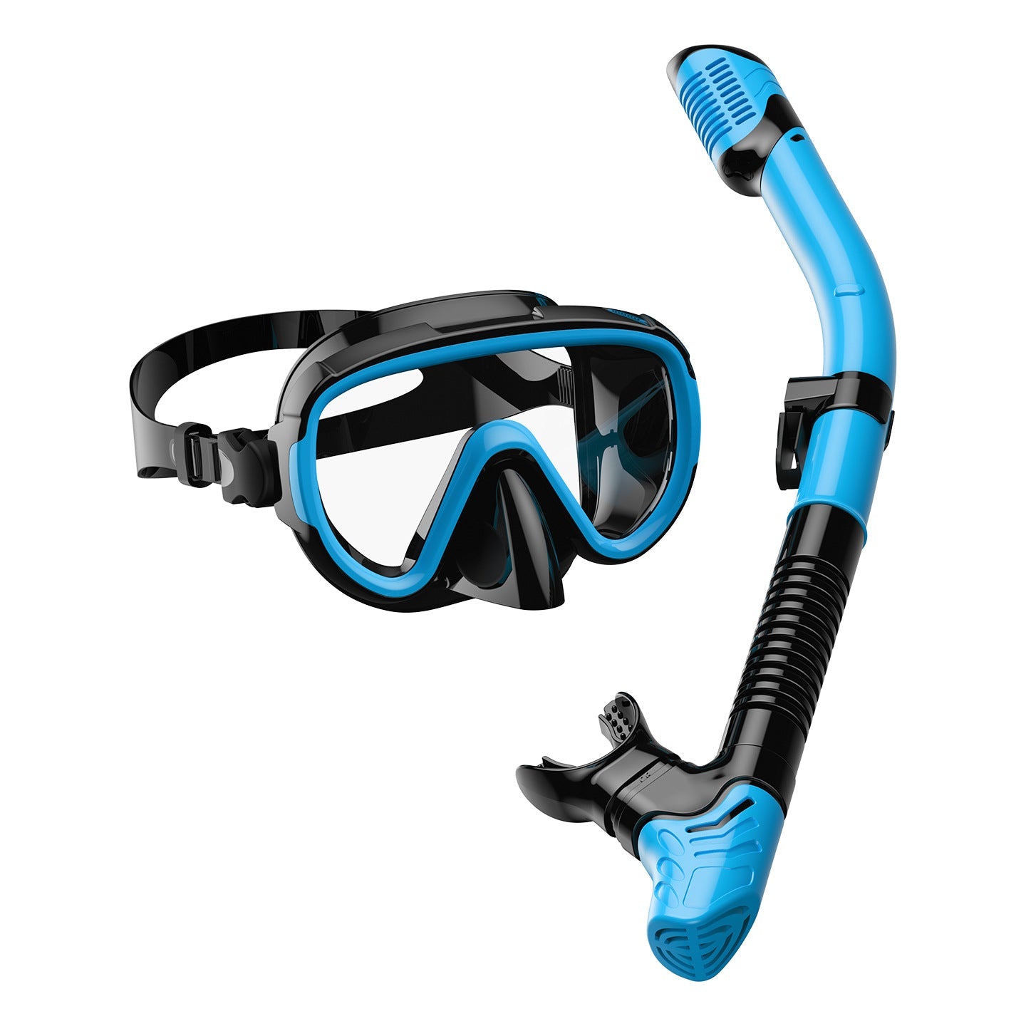 Dive Mask with Anti-Fog Lenses and Flexible Breathing Tube for Snorkelling, view 15
