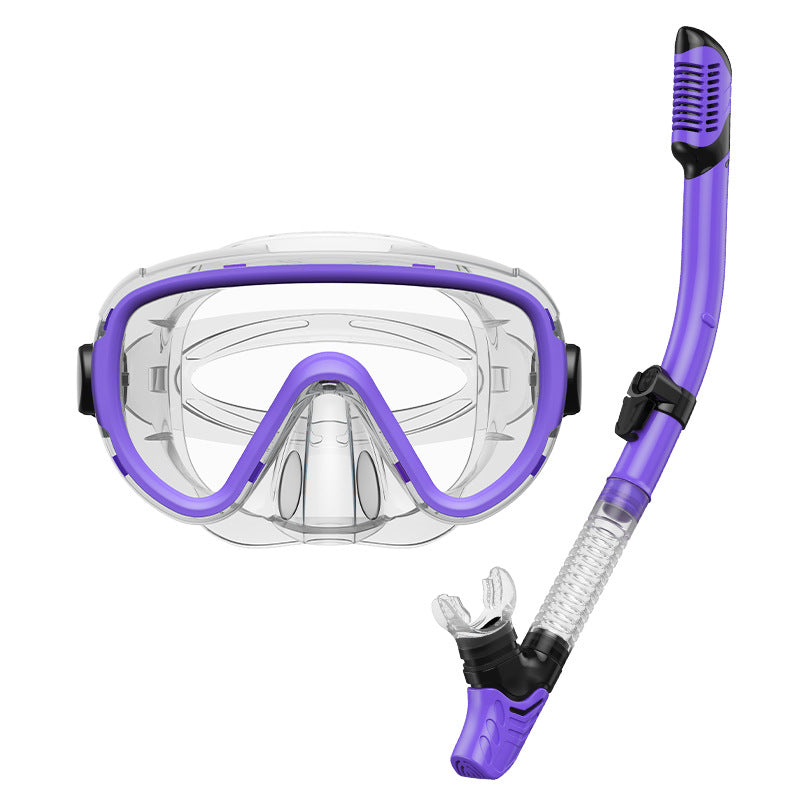 Dive Mask with Anti-Fog Lenses and Flexible Breathing Tube for Snorkelling, view 22