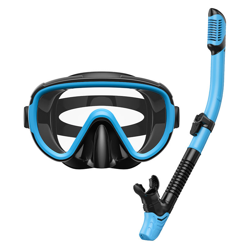 Dive Mask with Anti-Fog Lenses and Flexible Breathing Tube for Snorkelling, view 23