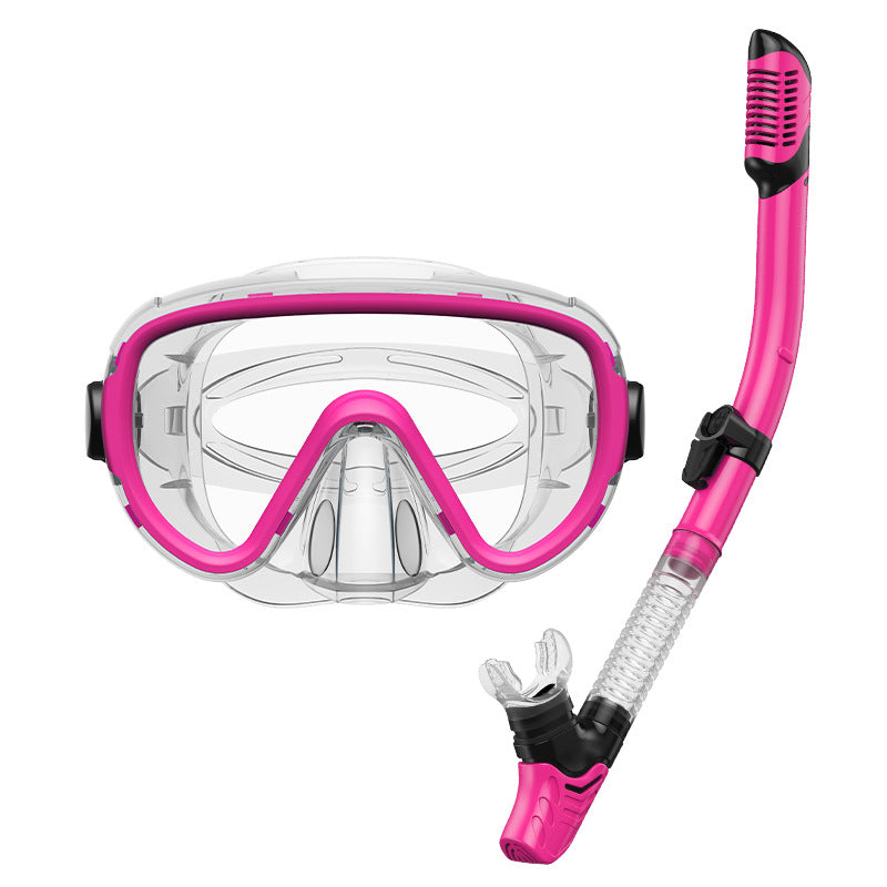 Dive Mask with Anti-Fog Lenses and Flexible Breathing Tube for Snorkelling, view 4