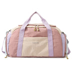 Sporty Duffel Bag with Adjustable Shoulder Strap and Multiple Compartments
